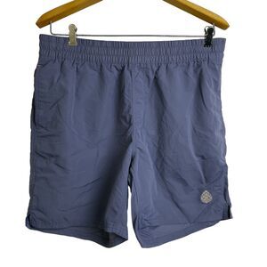 Stio Mens Hideout Shorts Large Grey Outdoors Hiking Running Lined Pockets 6.5in